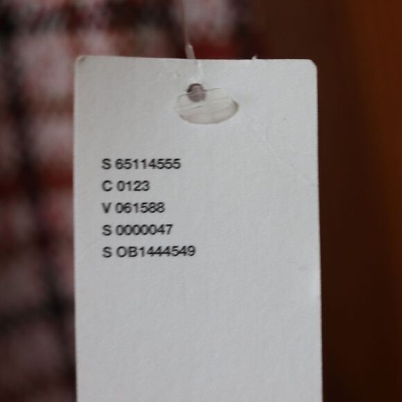 Urban Outfitters Plaid Retro Rose Pink Pull On Flare Pants Fall Bell Bottom NWT - Picture 10 of 13